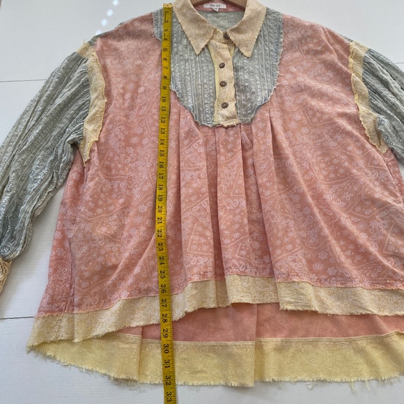 Oli & Hali Multicolor Blouse with Yellow Accents - Picture 13 of 15